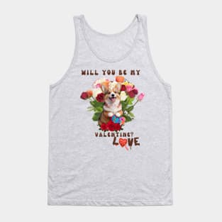 Valentines Dog Tank Top